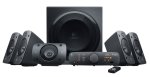 Logitech Speakers Z906 Surround Sound Speaker 5 1 3 5MM 500W Rms Dolby Digital & Dts Decoding Wall Mountable Wireless Remote 3D