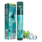 Vuse Go 1000 Mint Ice 3% Disposable Vape 2ML Non-refundable. Non-returnable.