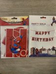 Spiderman Hbd Banner Letter