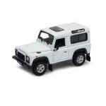 Land Rover Defender White 1:24 Scale Diecast Car
