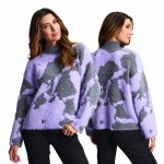 Eyelash Jersey Lilac grey Was: R899