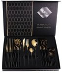 Top Trader Exquisite 24 Piece Stainless Steel Cutlery Set - Rust-resistant Stainless Steel Cutlery Set