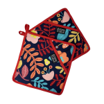 Ella Navy Pot Grabber Set Of 2