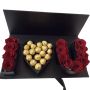 I Love You Box With Artificial Roses For Valentine's Day Anniversary