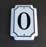 0 Enamel Plaque 16X11CM