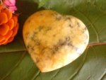 Dendritic Agate Stone Heart