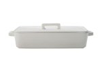Maxwell & Williams - Epicurious Rectangle Baker With Lid - White