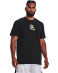 Men's Curry 3'S Heavyweight Short Sleeve - Black Sm