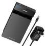 UGreen 3.5" Sata Hard Drive USB 3.0 Enclosure 5GBPS BLACK-US222-50422