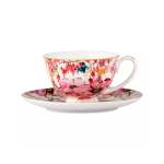 Maxwell & Williams Estelle Michaelides Enchantment Footed Cup & Saucer Set White