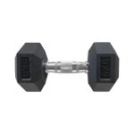 5KG Rubber Hex Dumbbell