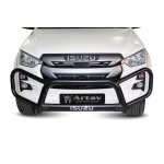 Isuzu Dmax Nudge Bar Black Stainless Steel Tri Bumper Gen 7- 2022- Artav