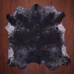 A Grade Nguni Hide 654 Black white M - Medium Black white Speckled