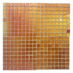 Gold Leaf Mosaic Tile Sunflower 30CM X 30CM