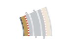 – C8282 Radius 4 Curve Inner Borders 22.5 X4