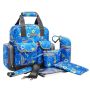 Multifunction Baby Diaper Bag Set - Blue Set Of 5