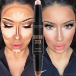 Contouring Stick With Double-headed Dual-purpose Concealer Highlighter For Three-dimensional Nose Bridge Shadow V Face High Nose