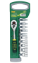 12 Piece 1/4-INCH Socket Set With Ratchet & Extension Bar AY282-606