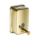 Matte 304 Stainless Steel Soap Dispenser Commercial Soap Dispenser Wall Mounted Strong Anti-rust And Waterproof For Bathrooms Ho
