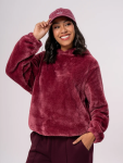 Plush Cherry Red Hoodie - XXL Pink