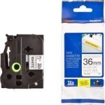 Brother TZ-S261 P-touch Flexible & Strong Adhesive Laminated Tape Black On White 36MM X 8M