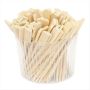 Bamboo Skewers For Appetizers Flat Paddle Picks Accessories Food Picks For