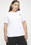 Calvin Klein Plus Embroidered Ck Regular Tee - Bright White