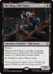 Rat King Pale Piper Teenage Mutant Ninja Turtles Commander - Damaged Foil