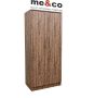 Scotty 2 Door Wardrobe - Rustic Birch