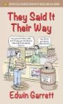 They Said It Their Way - The Official Tennessee Book Of By-words And Old Sayings Hardcover