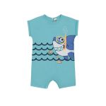 Happy Shark Printed Romper