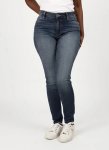 Guess Savv Curvy Mid Rise Jeans - W36 L32 Blue