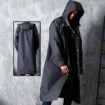 Fashionable Adult Waterproof Long Thickened Raincoat For Outdoor Hiking Travel Fishing Mountaineering