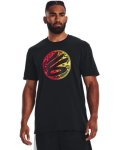 Men's Ua Curry Gradient Heavyweight Short Sleeve - Black XXL