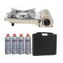 Gas Stove BDZ-261+ Gas Canisters 4PACKS Portable With Case