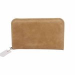 Large Travel Wallet Leather Hazelnut