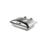 Chafer Induction Rectangular ?smart W? With Glass Lid 18 10 S steel 581MM X 435MM X 210MM 8LT - CIR0008