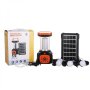 Multifunctional Rechargeable Solar Powered Speaker Light With 3 Bulbs