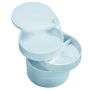 4-TIER Creative Rotatable Jewelry Organizer Box With Lid - Blue