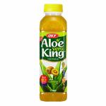 Aloe Vera King Gold Kiwi Drink 500ML - Premium Sweet Tropical Fruit Juice Beverage Refreshing Blend With Real Aloe Pulp South