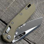 Microtech Msi SCALES Contoured - Aggressive Agent Milling - Fde Anodized