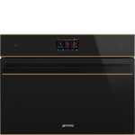 Smeg 45CM Black Combi Microwave Oven - SO4604M2PNR