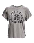 Women's Project Rock Property Of Short Sleeve - Gray Wolf Light Heather LG