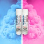 Smoke Effect 2PACK Gender Reveal Smoke Grenade With Handle - Blue