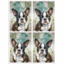 Tear Resistant Deco Print A6 Doggies