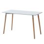 White Teevio Patio Table