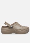 Crocs Classic Platform Lined Clog W - Mushroom