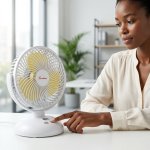 8 Inch Dc Circulation Fan Portable USB Air Cooler