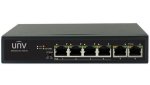 NSW2010-6T-POE-IN Uniview 4+2 Port 6XRJ45 10X100MBPS And 4 Poe Ports 30W Per Port