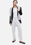 Cotton-blend Sweatpants - Light Grey Marl